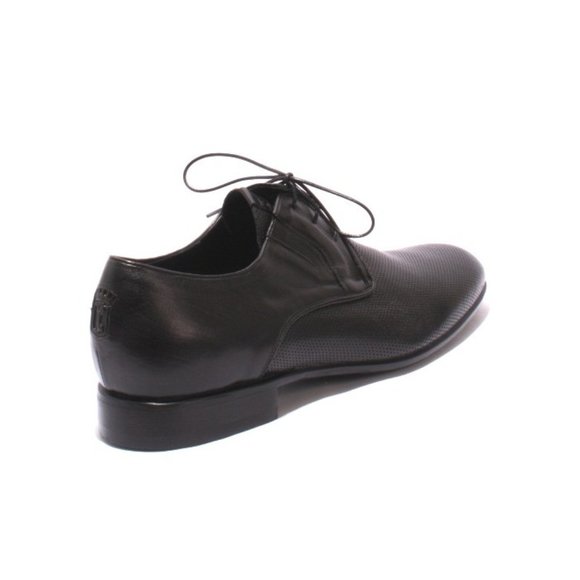 Italian VINICIO CAMERLENGO 8364a Black Leather Lace-Up Classic Shoes main image 5
